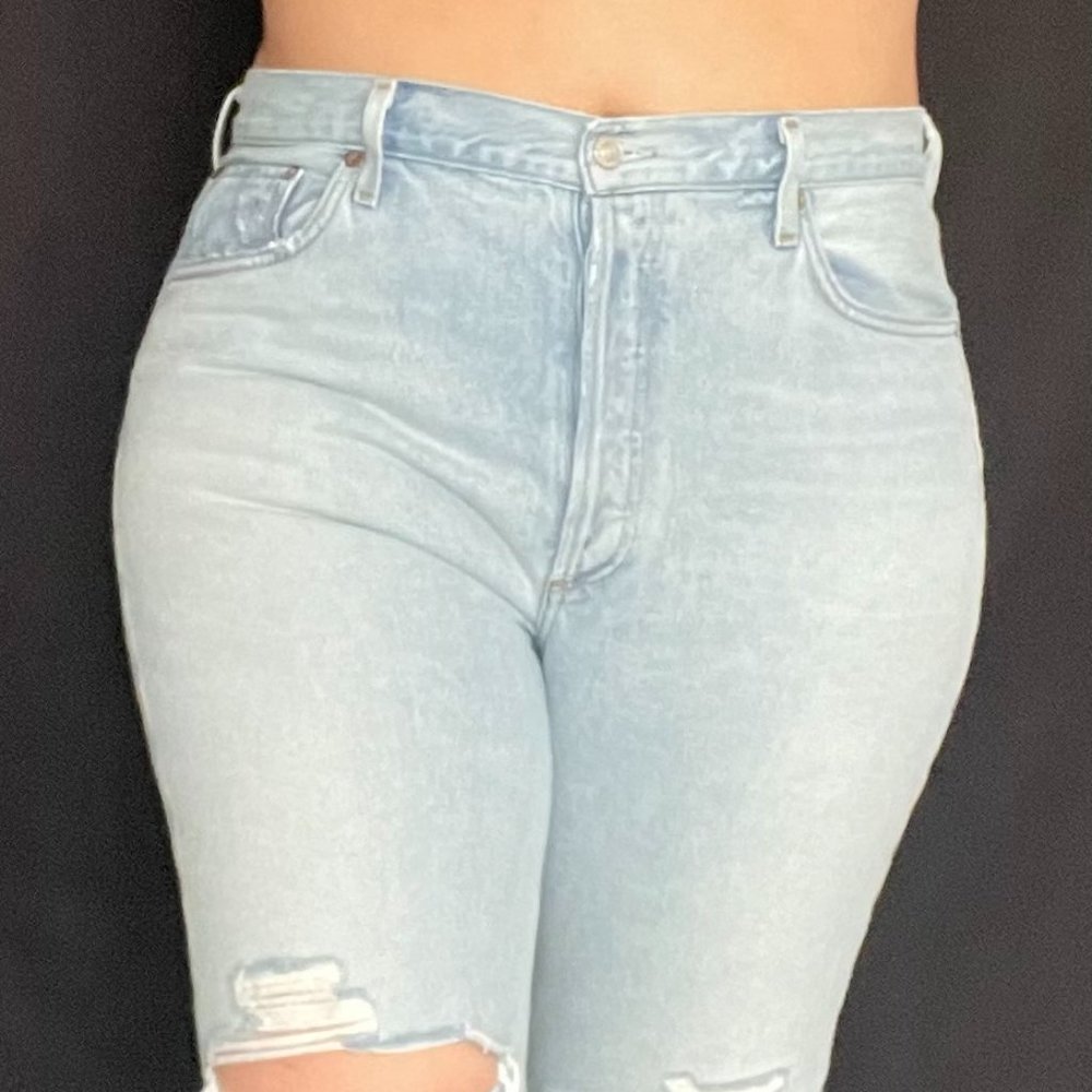 Agolde los angeles jeans button up